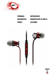 Sennheiser M2 IEG Kurzanleitung
