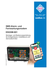 welba ESGSM-001 Montage- Und Bedienungsanleitung Für Anlagenbauer, Installateure Und Servicetechniker