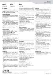 Vimar Idea Handbuch
