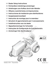 Snapper SPX110 Anleitungen Zum Aufbau Durch Den Händler
