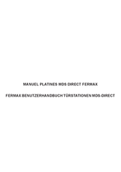 Fermax bruto Benutzerhandbuch