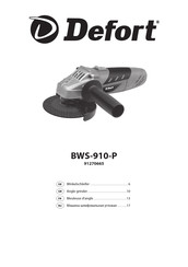 Defort BWS-910-P Bedienungsanleitung