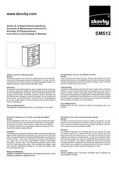 Skovby SM512 Montage- & Pflegeanleitung