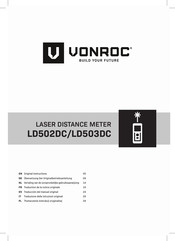 VONROC LD502DC Bersetzung Der Originalbetriebsanleitung
