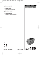 EINHELL NLW 180 Bedienungsanleitung
