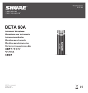 Shure Beta 98A/C Handbuch