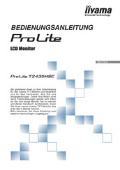 iiyama PROLITE T2435MSC Bedienungsanleitung