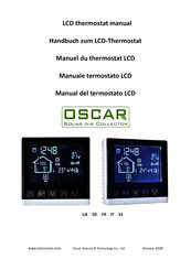 OSCAR LCD thermostat Handbuch