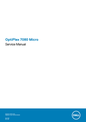 Dell OptiPlex 7080 Micro Serviceanleitung