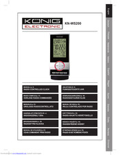 Konig Electronic KN-WS200 Anleitung