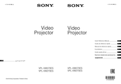 Sony VPL-VW570ES Kurzreferenz