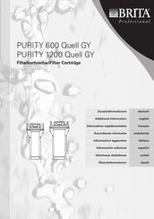 Brita PURITY 600 Quell ST Zusatzinformationen
