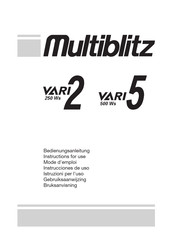 Multiblitz Vari 5 Bedienungsanleitung