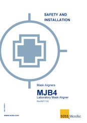 SUSS MicroTec MJB4 Sicherheit Und Installation