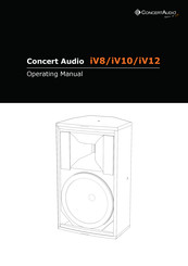 Concert Audio iV12 Bedienungsanleitung
