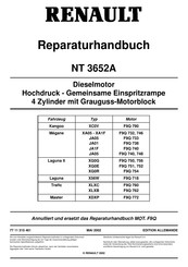 Renault NT 3652A Reparaturhandbuch
