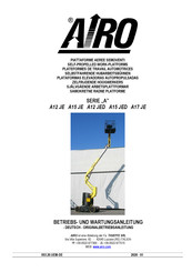 Airo A12 JE Betriebs- Und Wartungsanleitung