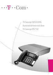 T-Mobile T-Concept XI524 DSL Bedienungsanleitung