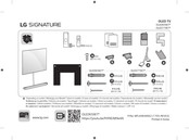 LG SIGNATURE OLED65W7V-Z Sicherheitshinweise Und Referenzen