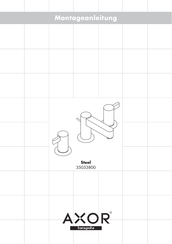 Hansgrohe Axor Steel 35033800 Montageanleitung