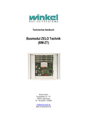 Winkel ZELO BM-ZT Technisches Handbuch