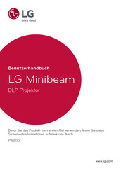LG Minibeam PW800 Benutzerhandbuch