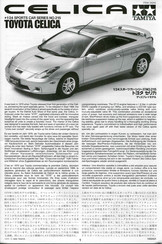Tamiya 24215 Toyota Celica Montageanleitung