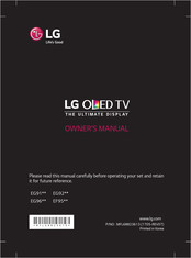 LG EG92 Serie Benutzerhandbuch