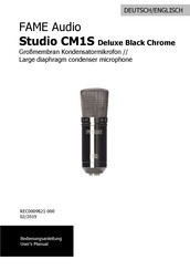 FAME Audio Studio CM1S Deluxe Bedienungsanleitung