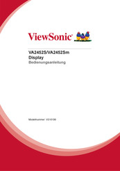 ViewSonic VA2452Sm Bedienungsanleitung