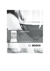 Bosch Silence comfort Gebrauchsanleitung
