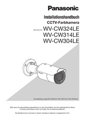 Panasonic WV-CW314L Installationshandbuch