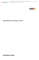 Axis Communications M5525-E Installationsanleitung