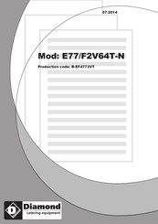 Diamond E77/F2V64T-N Betriebsanleitung