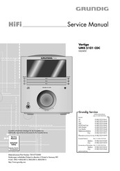 Grundig Vertiga UMS 5101 CDC Servicehandbuch