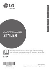 LG STYLER S3*F Serie Bedienungsanleitung