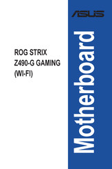 Asus Republic of Gamers ROG STRIX Z490-G GAMING Handbuch