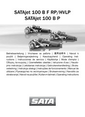 SATA SATAjet 100 B F RP Betriebsanleitung