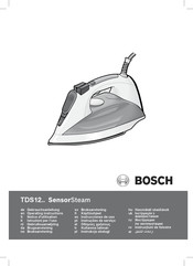 Bosch SensorSteam TDS12 Serie Gebrauchsanleitung