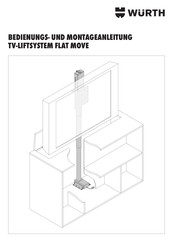 Würth Flat Move Bedienungs- Und Montageanleitung