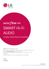 LG Music Flow HS8 Bedienungsanleitung