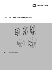 Electro-Voice ELX200-18S-W Installationsanleitung