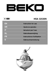 Beko HSA 32530N Gebrauchsanweisung