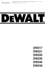 DeWalt DW236I Handbuch