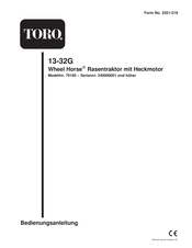 Toro 13-32G Bedienungsanleitung