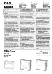Moeller MFD-80-Serie Montageanweisung