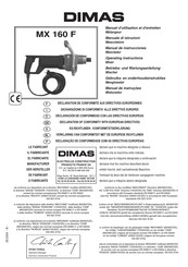 DIMAS MX 160 F Betriebs- Und Wartungsanleitung