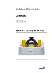 KSB Compacta S-V/1-Serie Betriebs-/Montageanleitung