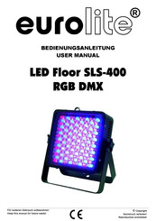 EuroLite LED Floor SLS-400 Bedienungsanleitung