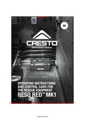 Cresto RESQ RED Mk I Betriebsanleitung Und Kontrollkarte